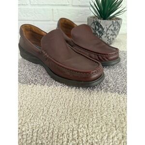 Florsheim Comfortech Loafers Mens 8.5 Brown Excellent Leather Slip On Shoes